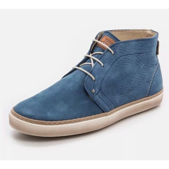 Wolverine 1883 Alberto Chukka Boots WOLVR30000 Blue Suede Size 12 - Picture 1 of 12